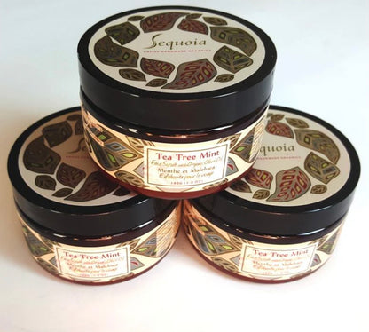 Sequoia Face scrub with Organic Olive oil