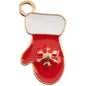 Sweet & Petite 8-Count Christmas Mitten Small Charms for Jewelry Bracelets Necklaces Making