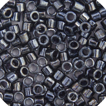 Miyuki 15/0 Delica Seed Beads RD Gun metal 5.2gms (0001V)