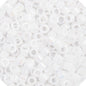10/0 Miyuki Delica White Pearl, 7.2g (0201V)