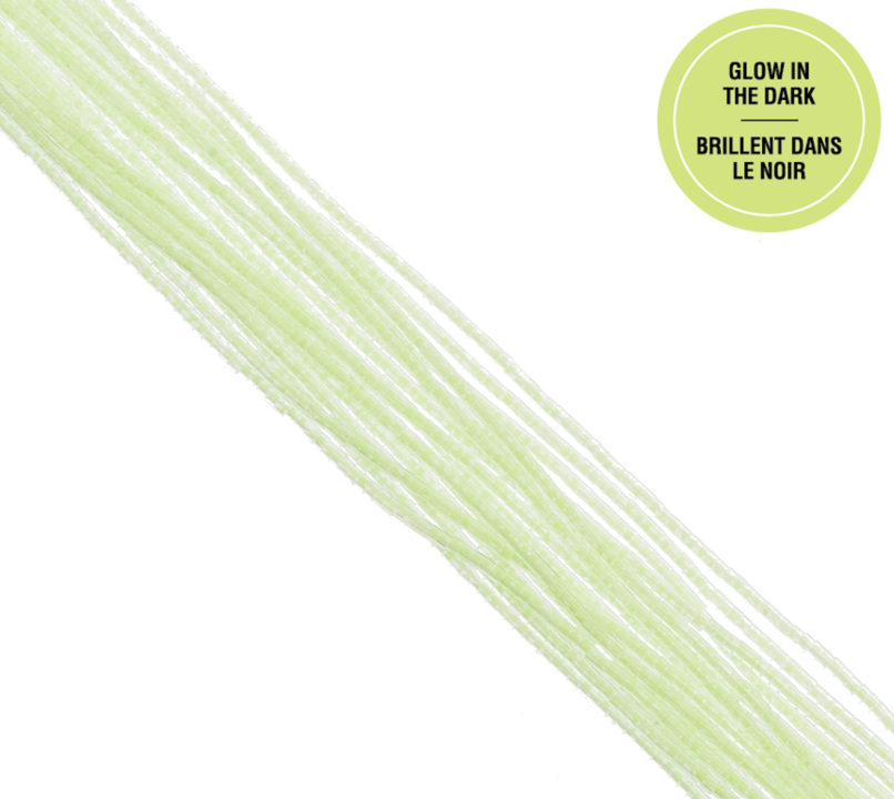 Cylin Bead 11/0 approx.23g Hank Glow in Dark - Light Green (1144H)