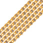 Rhinestone Banding 1yd 1row ss8 Gold Casing/ Crystal