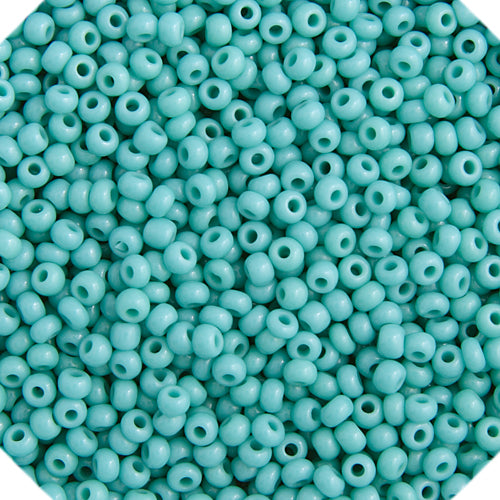 apx. 22g Vial 10/0 Opaque Turquoise