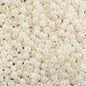Czech Glass Seed Beads 10/0 Opaque Ceylon Pearl