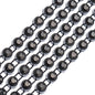 Rhinestone Banding 1yds, Ss12 Black Casing