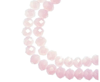 4x6mm Rondelle Strand pink