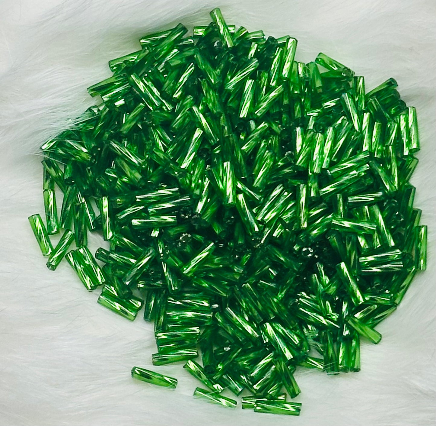 #2 6mm twisted green bugles