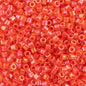 Delica 10/0 RD 5.2gms Orange Opaque Ab