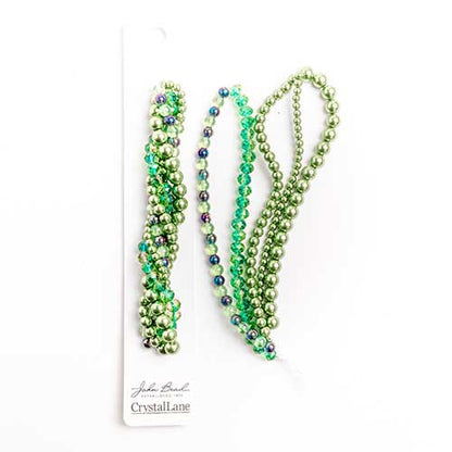 27290100-14  Bead Strands Green Hydrangea