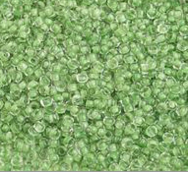 10/0 Olive Green Clear Czech Seed 42g
