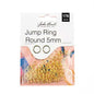 Must Have Findings Metal Gold 5mm Round Jump Rings for Jewelry Making Findings