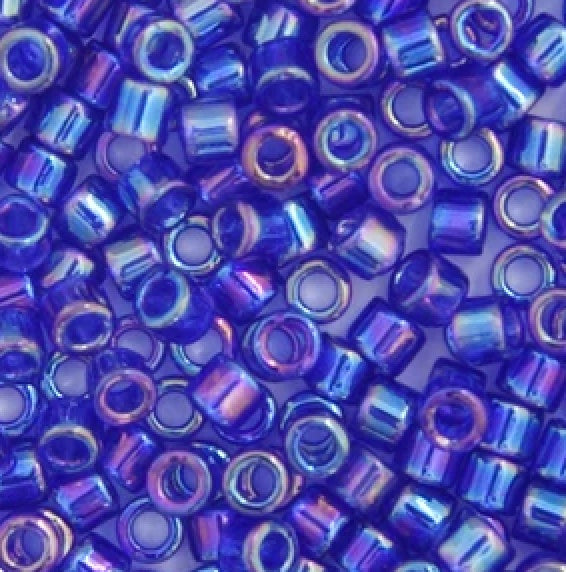 Miyuki 15/0 Delica RD Cobalt Blue Transparent 5.2gms (0178V)