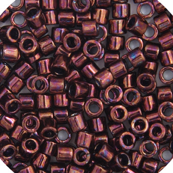 Miyuki 15/0 Delica Seed Beads RD Raspberry Metallic 5.2gms (0012V)