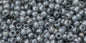 11/0 toho grey ceylon pearl