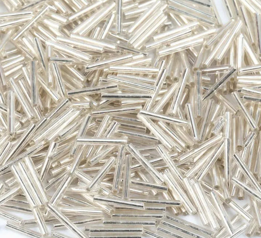 12mm silver bugle