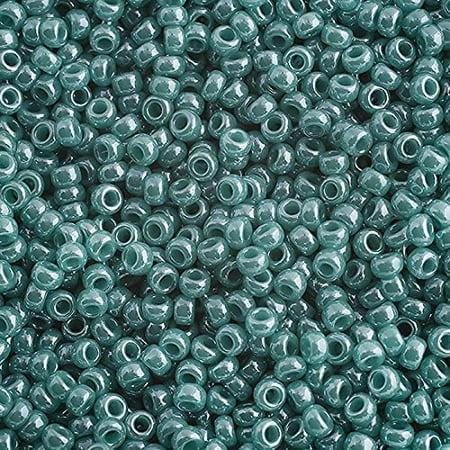 11/0 apx.22g Turquoise Green Opaque Luster (0435V)