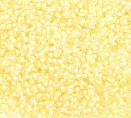 10/0 pale yellow clear