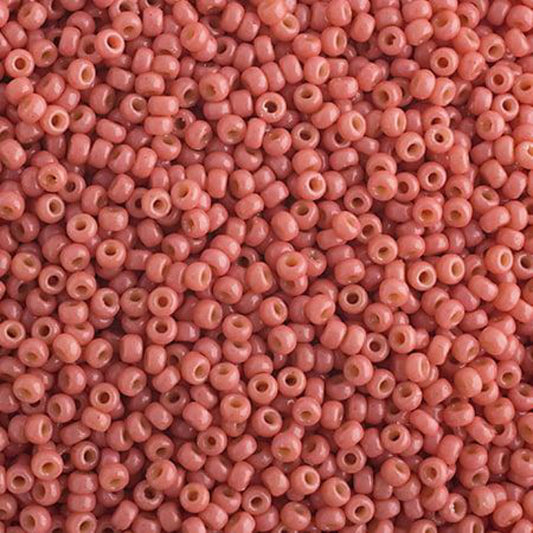 11/0 apx.22g Dark Salmon Pink Opaque Duracoat (4464V)