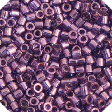 Miyuki 15/0 Delica Seed Beads Transparent Gold Luster 5.2gms (0117V)