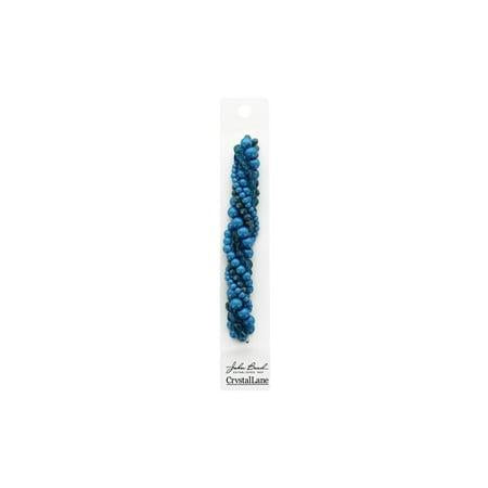 27290100-25 Twisted Bead Strands Bird Bill Dayflower