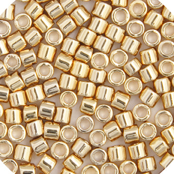 15/0 light gold 24kt plated 5.2g (0034V)