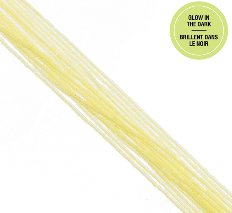 Cylin Bead 11/0 approx.23g Hank Glow in Dark - Yellow (1142H)