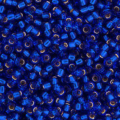 11/0 Cobalt silver lined 23g (0020V)
