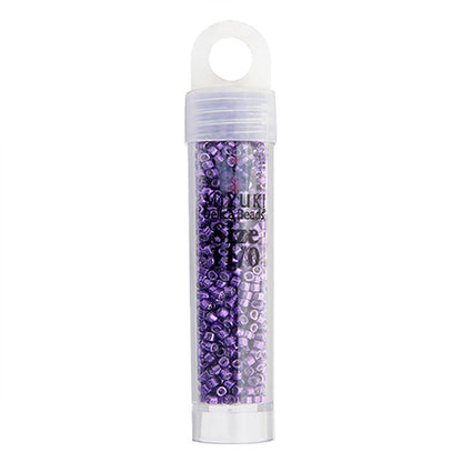 11/0 5.2g Vial Dark Lilac Opaque Glavanized-Dyed (0430V)