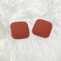 Matte terracotta square 17mm