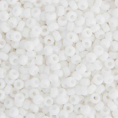 11/0 apx.22g Chalk White Opaque (0402V)