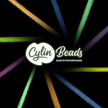 Cylin Bead 11/0 approx.23g Hank Glow in Dark - Rose (1139H)