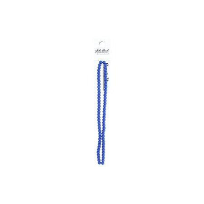 Rondelle 2 Strand 7in (apx78pcs) 4x6mm Opaque Dark Sapphire