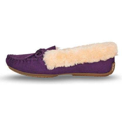 Women’s Melani Moccasin Faux Suede Slippers