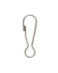 Necklace Hooks 25 mm nickel 100 pieces