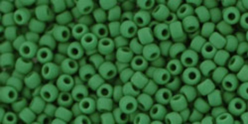 11/0 toho pine green op mat