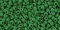 11/0 toho pine green op mat