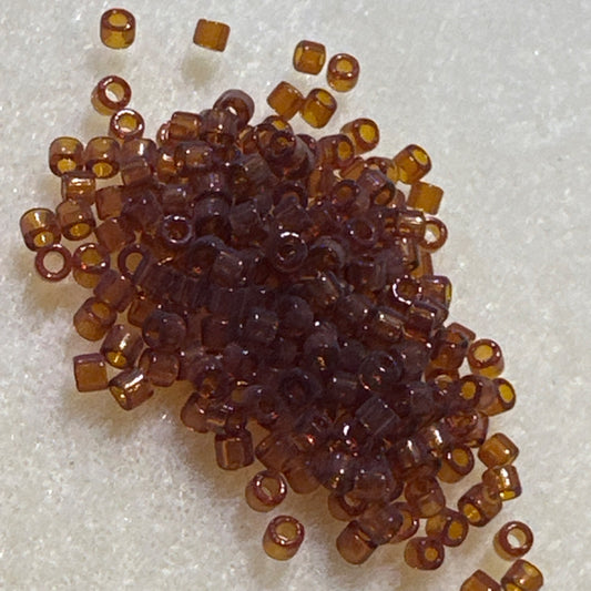 Transparent Dark Topaz Miyuki Delica Beads 10/0 (0709V)