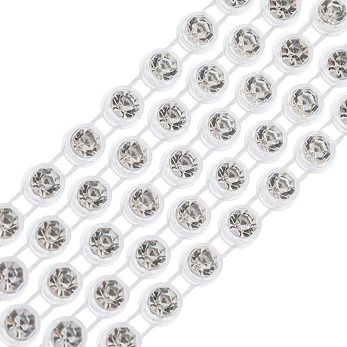 Rhinestone Banding 1yd 1row ss12 Transparent Casing/ Crystal