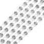 Rhinestone Banding 1yd 1row ss12 Transparent Casing/ Crystal