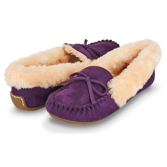 Women’s Melani Moccasin Faux Suede Slippers