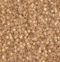 24kt Lined Cream Opal Miyuki Delica Beads 10/0 (0230v) 5.2g