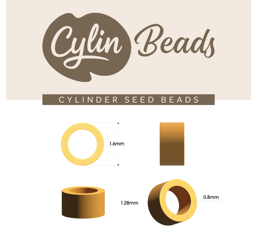 Cylin Bead 11/0 approx.23g Hank Glow in Dark - Pink Neon (1138H)