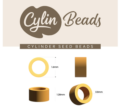 Cylin Bead 11/0 approx.23g Hank Glow in Dark - Pink Neon (1138H)