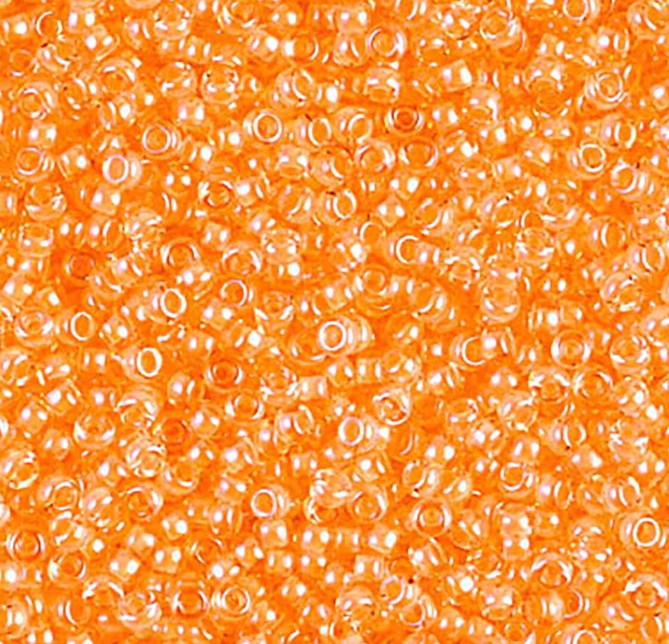 Luminous Creamsicle Miyuki Delica Beads 10/0 5.2g