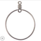 Earhoops 26mm nickel 10/pk