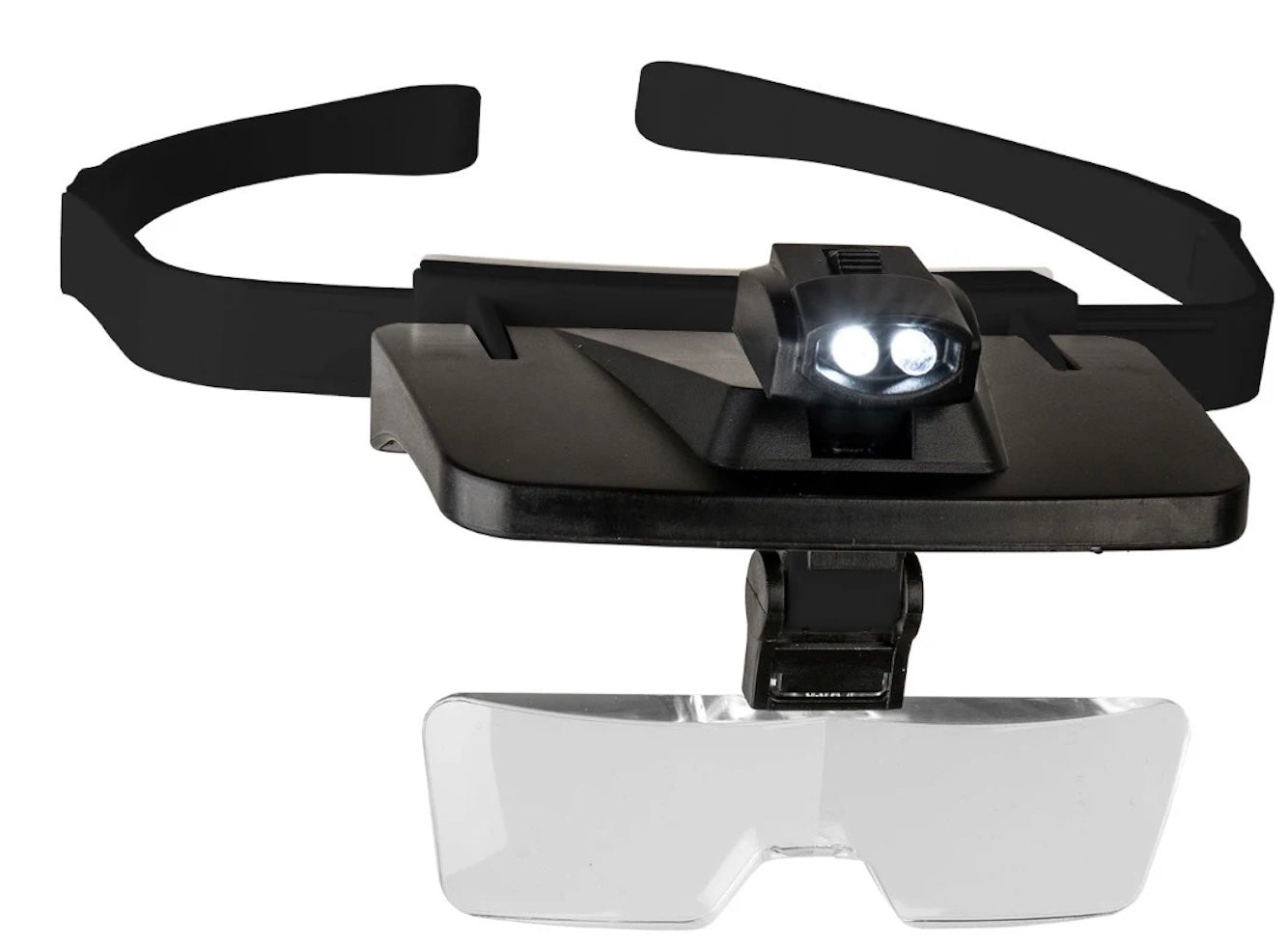 Head Mounted Magnifier with Lights
