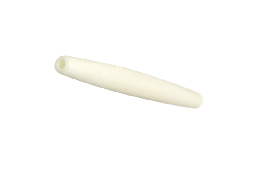 HAIRBONEPIPES OVAL IVORY 4" Worked on Bone
