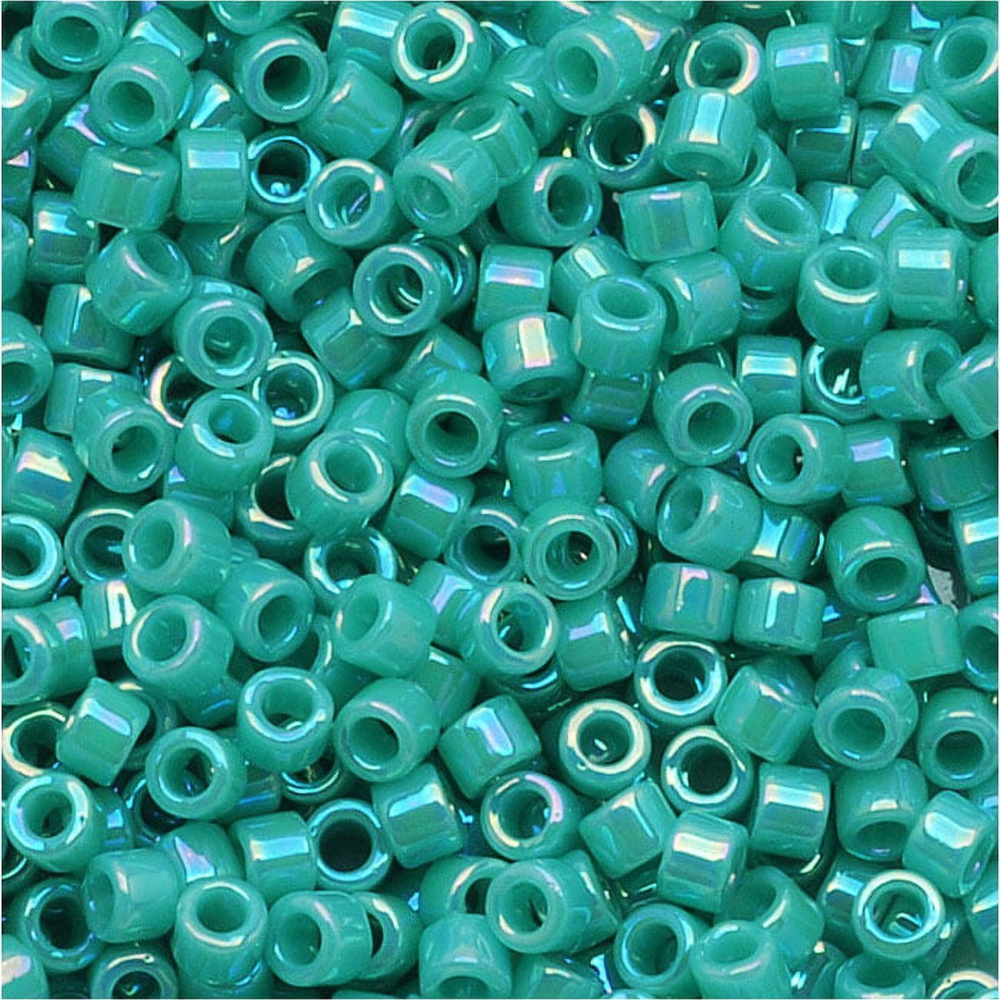 Miyuki Delica 11/0 5.2g vial Turquoise Opaque AB
