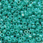 Miyuki Delica 11/0 5.2g vial Turquoise Opaque AB