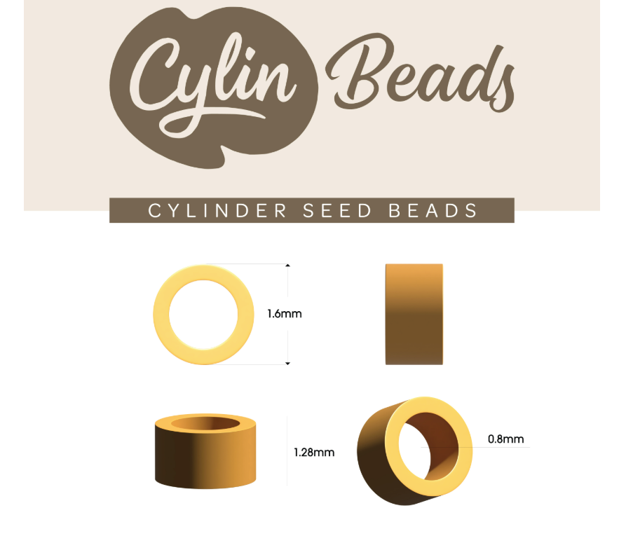 Cylin Bead 11/0 approx.23g Hank Glow in Dark - Orange (1148H)